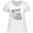 thumbnail image 3 of Inktastic Hello Kitty Cat Women's Plus Size T-Shirt, 3 of 5