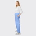 thumbnail image 3 of SPECTRUM UNIFORMS Unisex Scrub Pant Cargo Pant | Elastic and Drawstring Waist Soft Fabric Ideal for Medical Professionals Lab Work Wear Nurse Pant Ceil Blue, 3 of 5