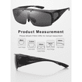 thumbnail image 7 of TINHAO Polarized Sunglasses Fit Over Prescription Glasses for Men Women Flip Up Shield Wrap Around Driving Sunglasses, 7 of 7