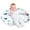 Whale, variant on Bimocosy Nursing Pillow for Baby Boys Girls, Breastfeeding Pillows, Baby Support Pillow for Nursing, Bottle Feeding, Tummy Time with Machine Washable Cover & Breathable Filling (Bear)