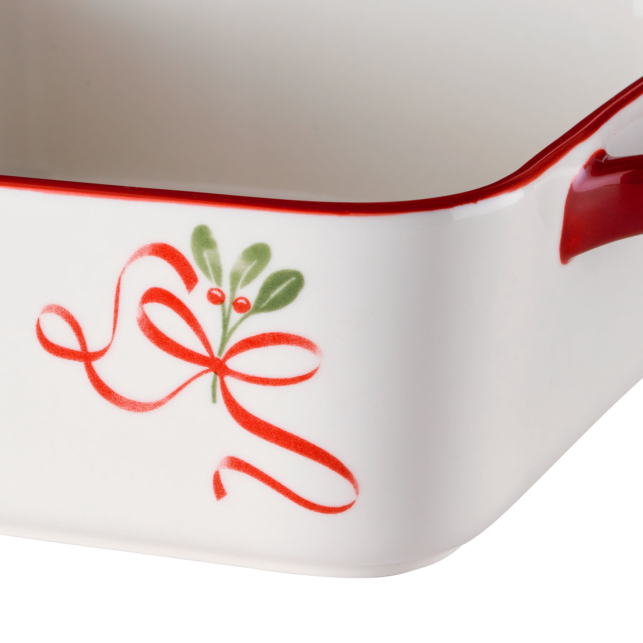 Better Homes & Gardens Holiday Pattern 8" x 8" Square Stoneware Baking Dish