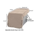 thumbnail image 3 of Covered Living Outdoor Built-In Side Burner Cover Taupe 13.75"W x 24"D, 3 of 3