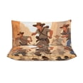 thumbnail image 4 of Vintage Western Cowboy Bedding Sets Twin Duvet Cover 3 Piece Cute Bed Set for Boys Girls Kid, 4 of 6