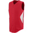 thumbnail image 1 of Augusta Yth Sans Manches Maison à Roulettes Jsy Rouge/blanc m, 1 of 1