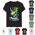 thumbnail image 5 of CHENge Autism Awareness Shirt Women Autism Support Month T Shirts Autism Mom Tee Autistic Acceptance Inspirational Tops, 5 of 5