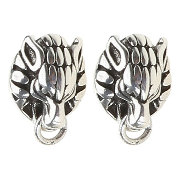 SIEYIO Tiny Stud Earrings Wolf Head Cartilage Earrings Ear Studs Jewelry Decor