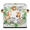 Multicolor 2, variant on CURLYOOT Cute Pet Dogs Colorful 11 x 11 Inch Cube Storage Bin, Fabric Storage Cube Foldable Basket with Leather Handles, Organizer Basket for Closet Shelves