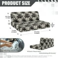 thumbnail image 7 of FOR U DESIGNS Palm Tree Pattern 2 Pcs RV Dinette Cushion Covers Breathable RV Couch Cover Elastic Loveseat Sofa Chair Cover Furniture Protector for RV Camper Car Bench, 7 of 7