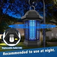 thumbnail image 6 of Bug Zapper Outdoor, Electric Mosquito Zapper, Fly Zapper Indoor Fly Traps, Mosquito Repellent Outdoor Patio and Backyard Covers 1/2 Acre, 3 Prong Plug, 4200V, ABS Fireproof Plastic Outer, 6 of 8