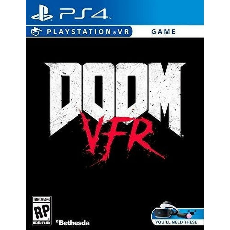 🔥New Sony PlayStation 4 5 PS4 VR Virtual Reality Headset Bundle Doom VFR  PSVR