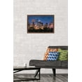 thumbnail image 2 of Texas - Dallas Skyline Wall Poster, 14.725" x 22.375" Framed, 2 of 6