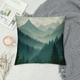 thumbnail image 2 of COMIO  Beautiful Green Mountain Landscape Rustic Farmhouse Style Decorative Throw Pillow Cover Cushion Case for Sofa Couch Housewarming Gift Home Decor, 2 of 5