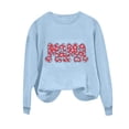 thumbnail image 2 of Craaazy Women's Loose MAMA Letter Print Long Sleeve Round Neck Casual Hoodless Sweatshirts Gifts, 2 of 5