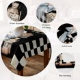 thumbnail image 5 of Chef Gnomes Table Cloth Waterproof Tablecloths, Rustic Black White Paid Dessert Cake Cook Tablecloth Dining Table Cover for Kitchen Party Tabletop Outdoor, Rectangle Tablecloth 52x70 Inch, 5 of 9