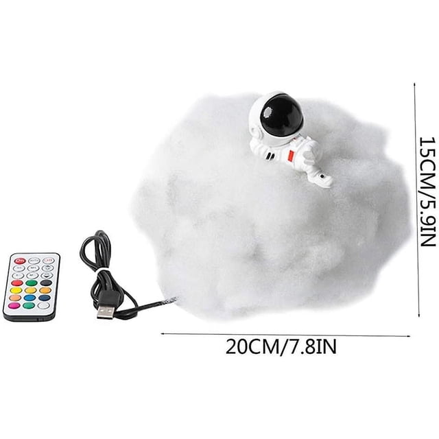 Led Colorful Cloud Astronaut Light-home Art Festival Iluminación Sailing Electrónica