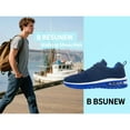 thumbnail image 6 of B BESUNEW Men Running Tennis Shoes Fashion Sneakers Comfortable Walking Sports Gym Non Slip Shoes US 7-12.5, 6 of 10