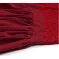 thumbnail image 3 of Mialoley Femmes Dentelle Formelle Robe de Mariée Couleur Unie Manches Longues Robe, 3 of 6