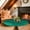 Green, variant on Black Marble Fitted Tablecloth with Elastic Edged, Round Table Cloth for Dining Table, Vintage Abstract Grey Fluid Aesthetic Waterproof Oil Proof Table Cover for Indoor Outdoor 36"-44"