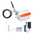 thumbnail image 2 of Graflsoa White 3-Stage Pressure Control Airbrush Compressor Kit - 35 PSI Max, 12L/min Output, Ultra-Quiet Operation, Compact & Portable with Integrated Spray Tool Holder for Model Making, Cake, 2 of 6
