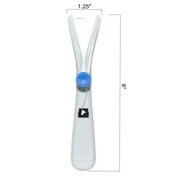 Dental Floss Holder, Refillable & Reusable Floss Handle, Tension Adjustable Interdental Flosser with 66ft / 20m Preloaded Floss