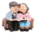 thumbnail image 5 of MLINS  Old Couple Miniature Cake Topper Decorations Elderly Figurines Ornaments Baby, 5 of 8