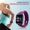 thumbnail image 3 of Pulsera inteligente Rastreador de ejercicios Monitor de seguimiento de frecuencia cardíaca Reloj deportivo para iOS, 3 of 5