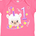 thumbnail image 4 of Inktastic First Birthday Cute Llama Cake Boys or Girls Baby Bodysuit, 4 of 5