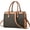 Ins-coffee Brown, variant on Handbags Purses for Women, Trendy Leather Dual-tone Tote Purse, Designer Handbag  Bag Top Handle Satchel Bags
