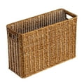 thumbnail image 1 of Canasta de almacenamiento tejida Estantes decorativos Organizador rectangular de artículos diversos Recipientes de almacenamiento Canasta de Marron oscuro, 1 of 9