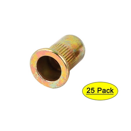 

Hardware Mountings Solid Brass Knurled Inserts Embedded Parts Thumb Nut M6 25pcs