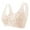 Beige, variant on Low Back Bras for Women Seamless Floral Bras for Older Women Push up Bra No Underwire Pullover Balconette Breathable Underwear Bralettes Longline Bras for Women Front Closure Beige 38/85