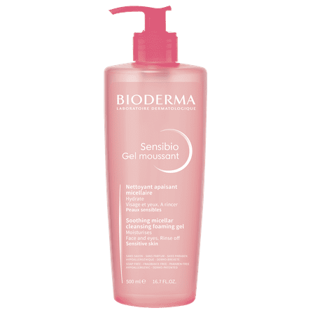 Bioderma Sensibio Micellar Cleansing and Makeup Removing Foaming Gel for Sensitive Skin - 16.7 (Best Cleansing Gel For Dry Skin)