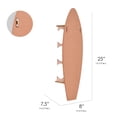 thumbnail image 4 of American Art Decor Tipsy Tropical Surfboard Wine Rack - 8" x 25.5" x 7.5", 4 of 7