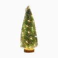 thumbnail image 5 of Uutvmp Small Christmas Tree with Lights, Mini Christmas Tree Table Top Decorations, Desktop Miniature Pine Tree Xmas Holiday Decor, 5 Pcs Christmas Pine Tree with a String of Lights, 5 of 9