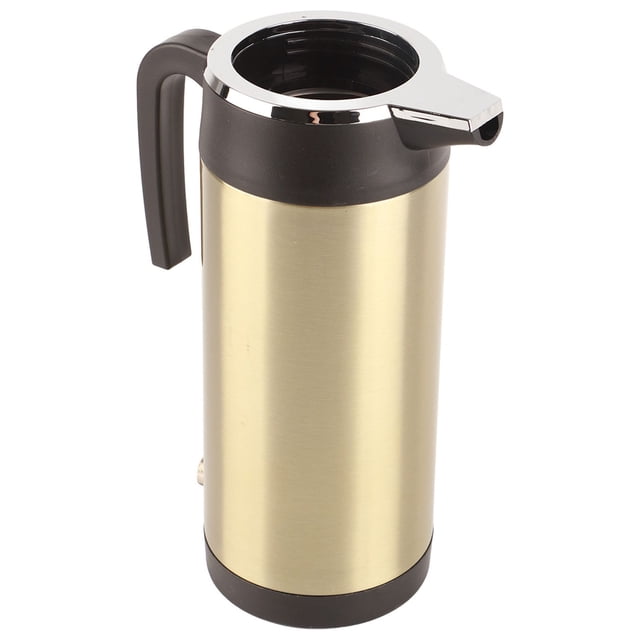 Ejoyous Hervidor Eléctrico Para Coche, 1200 Ml, 12 V, Acero Inoxidable, Eléctrico En El Coche, Termos De Viaje, Botella De Agua Para Calentar Agua, Té, Café, Leche, Leche,