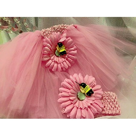 Pink Tutu Diaper Cake Bumble Bee Theme Baby Shower Decoration