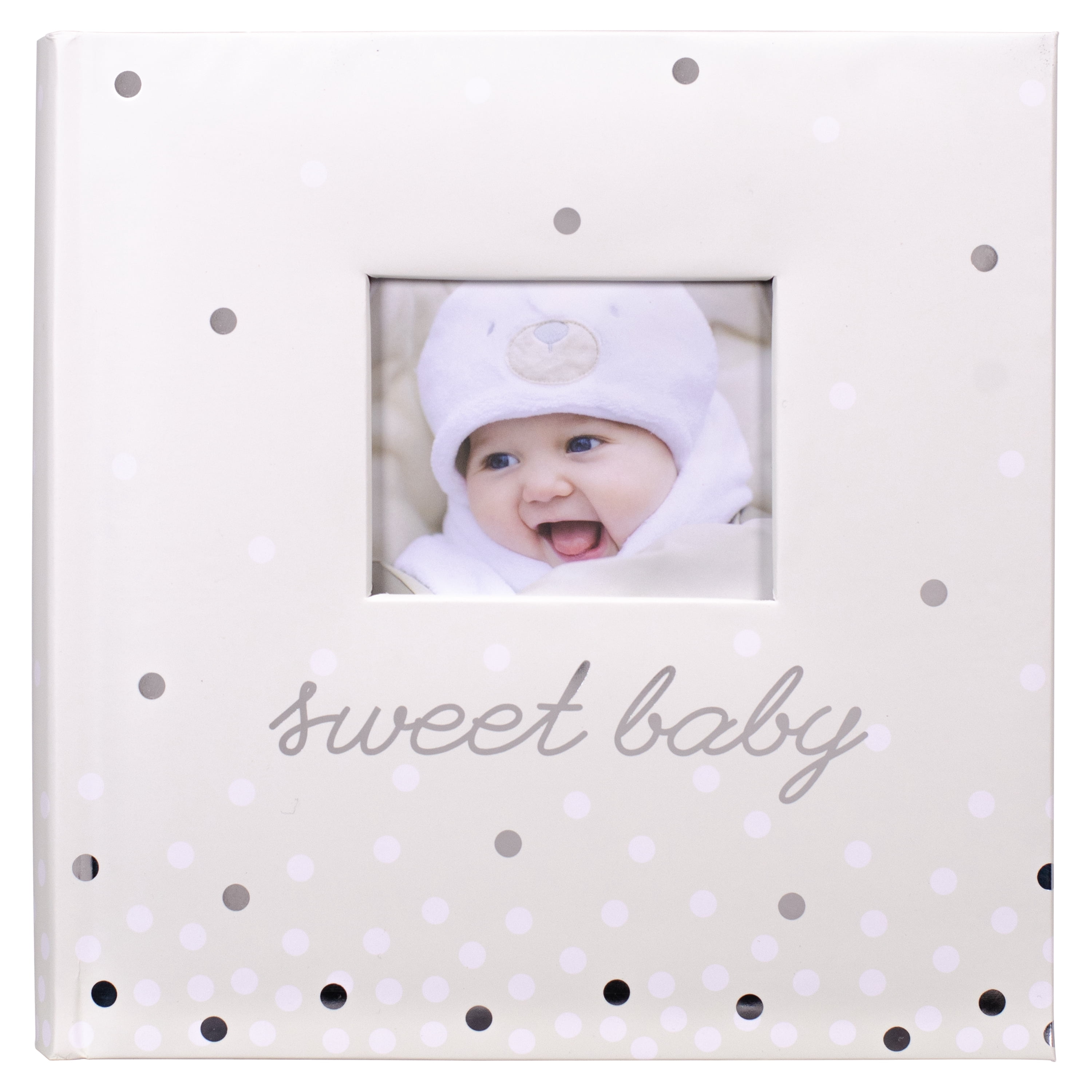 Malden 4" x 6" Baby Family Photo White Album 160 Photos with Writing Space