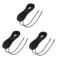 thumbnail image 1 of 3X 10M SmA Macho Una SmA Macho M-M Conector RF Coaxial Pigtail RG174 Cable de Extensión Oro, 1 of 8