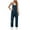 Navy, variant on Womens Suspender Jumpsuits Fashion Solid Color Sleeveless Baggy Comfy Bib Overalls Wide Leg Pants with Pockets Navy 3X-Large