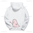 thumbnail image 3 of Sudadera con capucha térmica informal a juego para recién casados Sudadera con capucha de moda Y2k Sudadera con capucha de dinosaurios a juego para parejas Sudadera con capucha con estampado de bolsil, 3 of 5