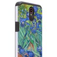 thumbnail image 4 of FINCIBO Hybrid Case Hard Plastic TPU Slim Back Cover for ZTE Prestige N9132, Irises Vincent Van Gogh, 4 of 5