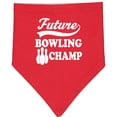 thumbnail image 2 of Inktastic Future Bowling Champ Childs Bowler Baby Bandana Bib, 2 of 4