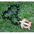 thumbnail image 4 of Hawaiian Jewelry Necklace Kukui Nut Lei Hawaii Sea Turtle Choker, 4 of 4