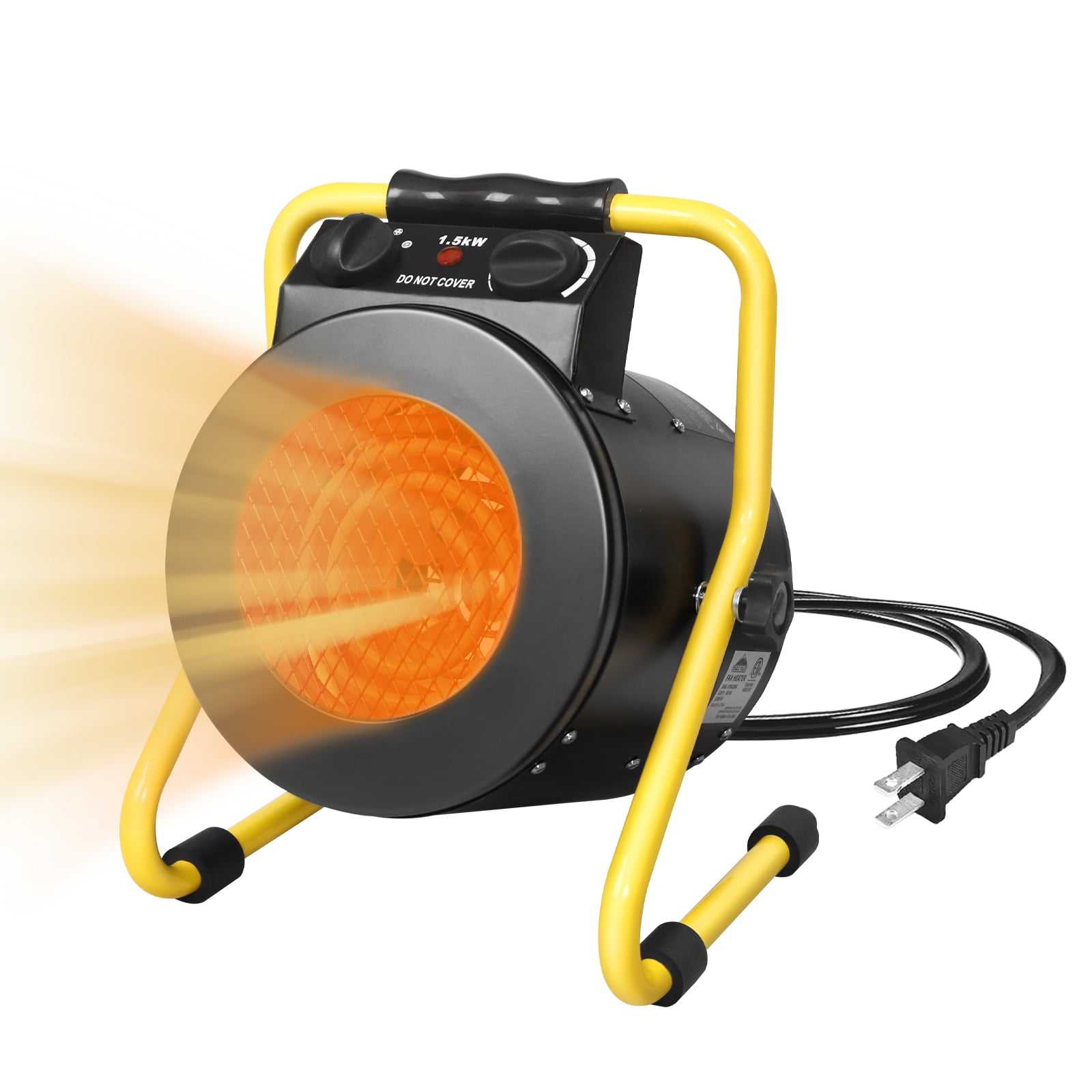 Vornado Velocity HD Garage Space Heater with Fan, 1500W, Tilt Head, Safety  Features, Durable Construction - Walmart.com
