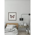 thumbnail image 5 of Marmont Hill Pink and Black Butterfly Framed Wall Art, 18" x 18", 5 of 6