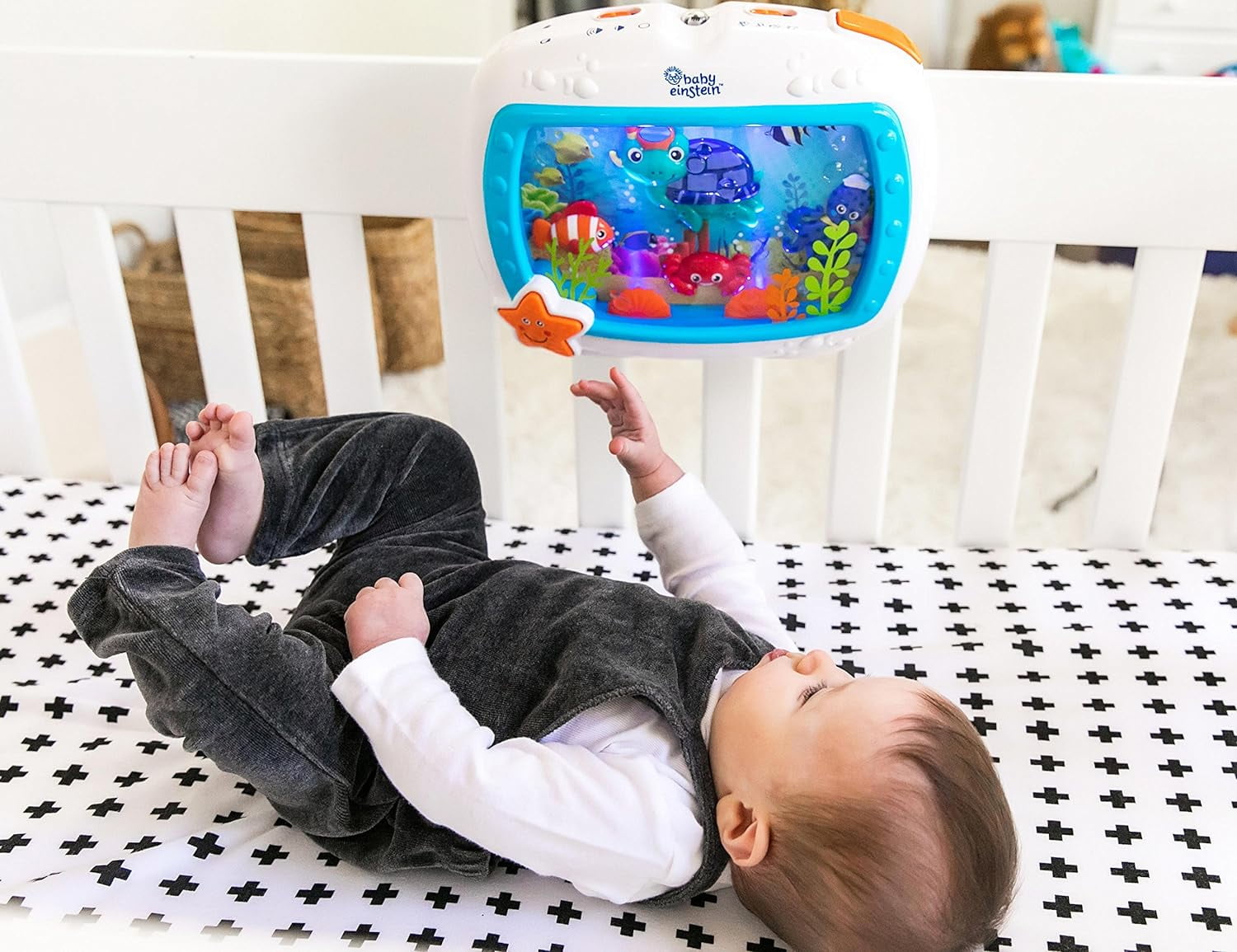 Baby Einstein Sea Dreams Sleep Soother Music Crib Toy Fish Tank Aquarium, baby  aquarium toy