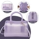 thumbnail image 3 of MIFORINES Bolso de mano con asa superior en forma de almohada de gelatina de verano para mujer, bolso de cristal transparente de Color caramelo, 3 of 5