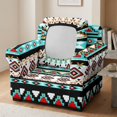 thumbnail image 3 of Chririnla 2 Piece Couch Cover for Living Room Chair Covers with Stretch for Pet, Geometric Armchair Cover, 3 of 8
