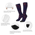 thumbnail image 3 of KLL lightning Print Cool Socks Men's Women's Crew Socks Funny Crazy Novelty Stockings, 3 of 6