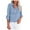 Blue, variant on DDAPJ pyju Womens Denim Shirt Roll Up Long Sleeve Button Down Shirts Business Casual Tops Chambray Jean Western Shirts with Pockets 90% off Clearance Sale Blue XL
